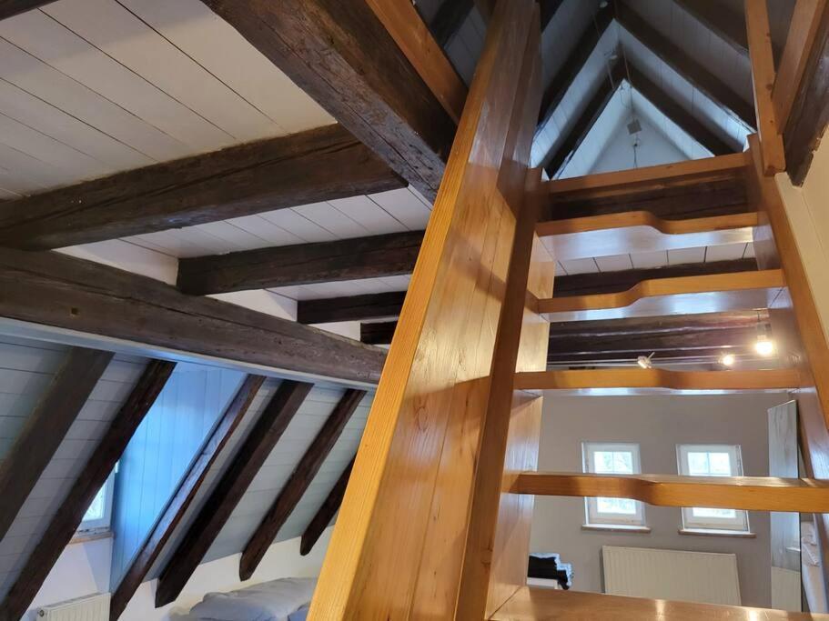 Fachwerk Maisonette In Nuertingen Eksteriør bilde