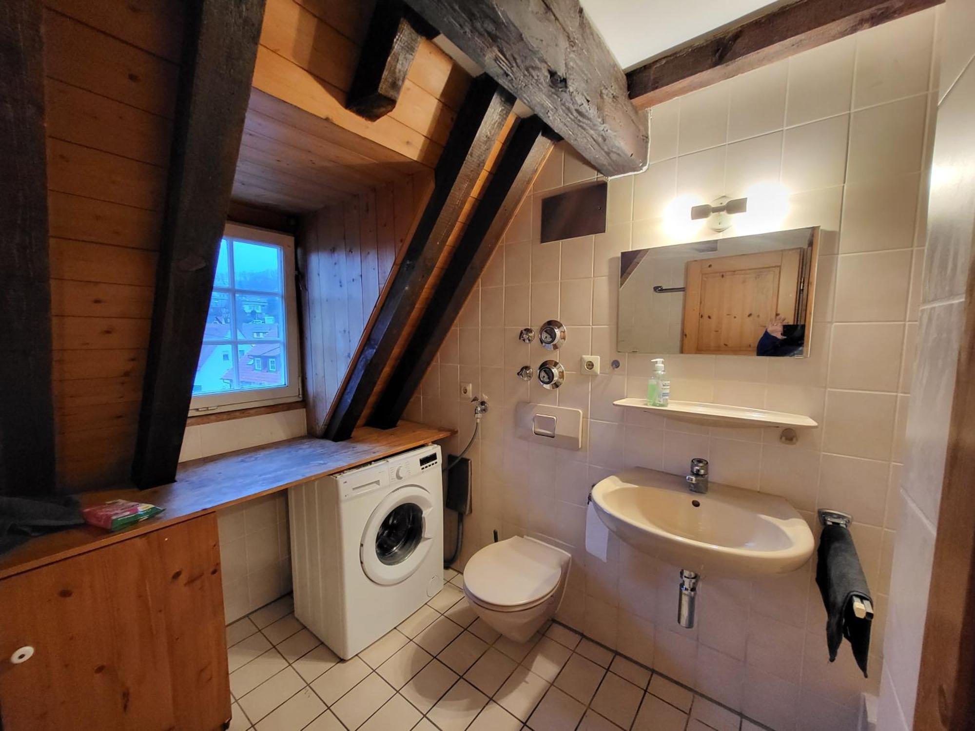 Fachwerk Maisonette In Nuertingen Eksteriør bilde
