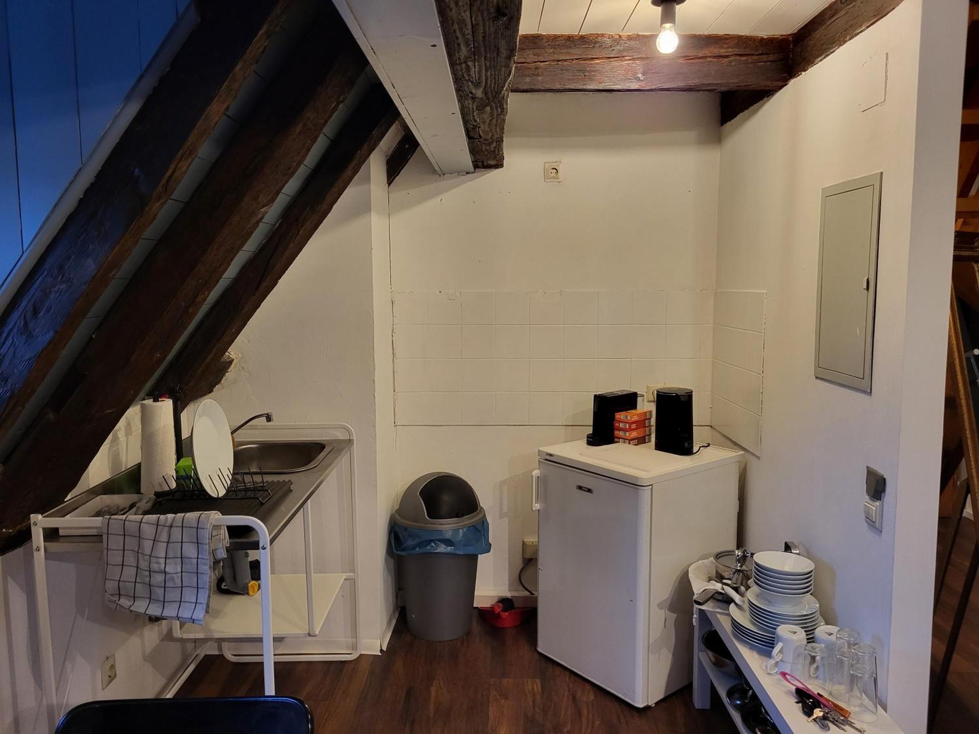 Fachwerk Maisonette In Nuertingen Eksteriør bilde